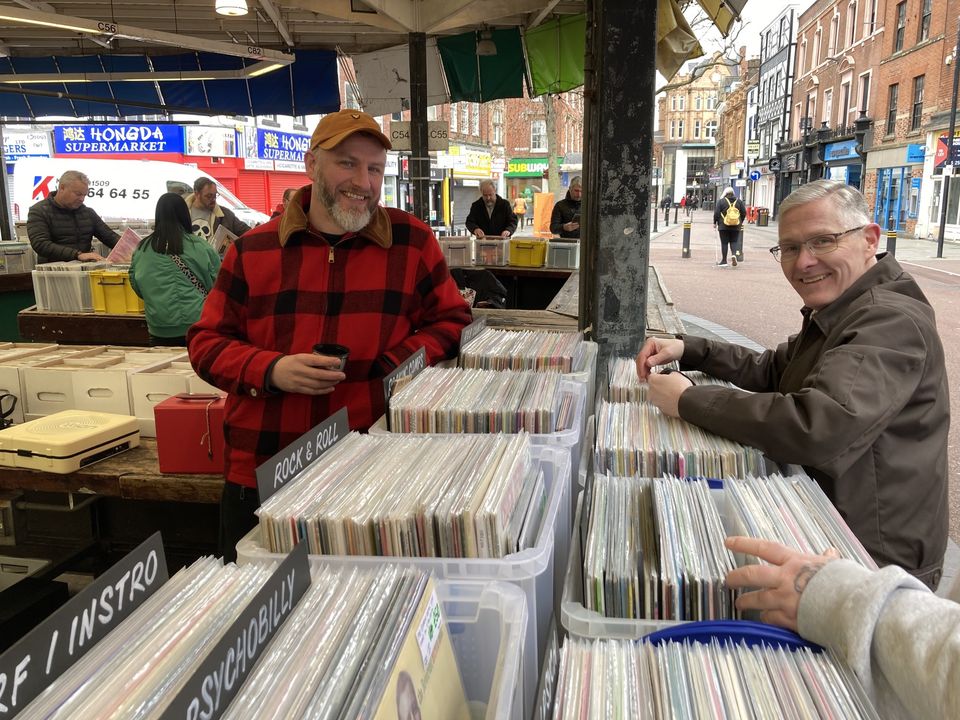 AA Records Fair at Leicester Market